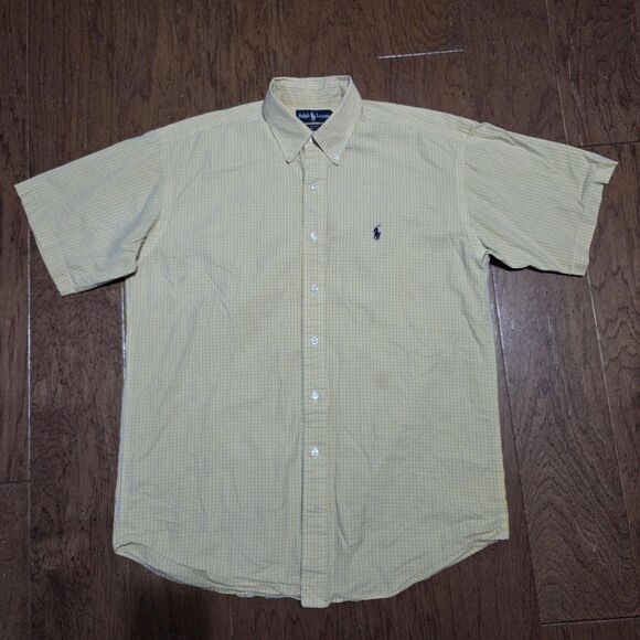 Polo Ralph Lauren Other - Polo Ralph Lauren Blake Short Sleeve Shirt Plaid Button Down Men’s Size Large